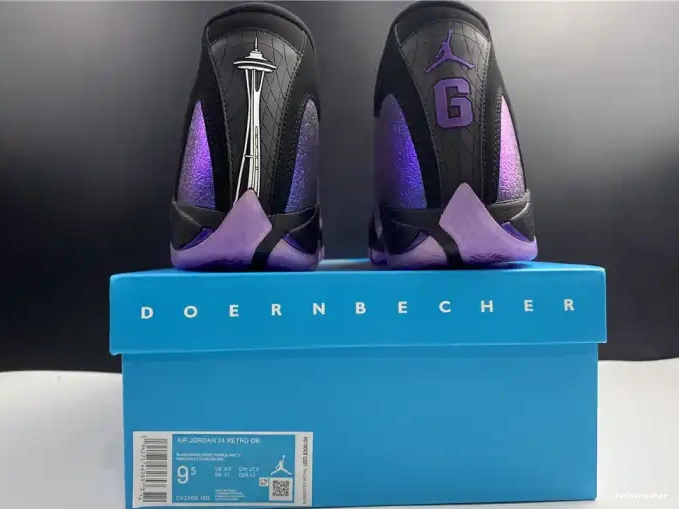 Reps LUCY AIR CV2469-001 DOERNBECHER '' 14 JORDAN RETRO 0425